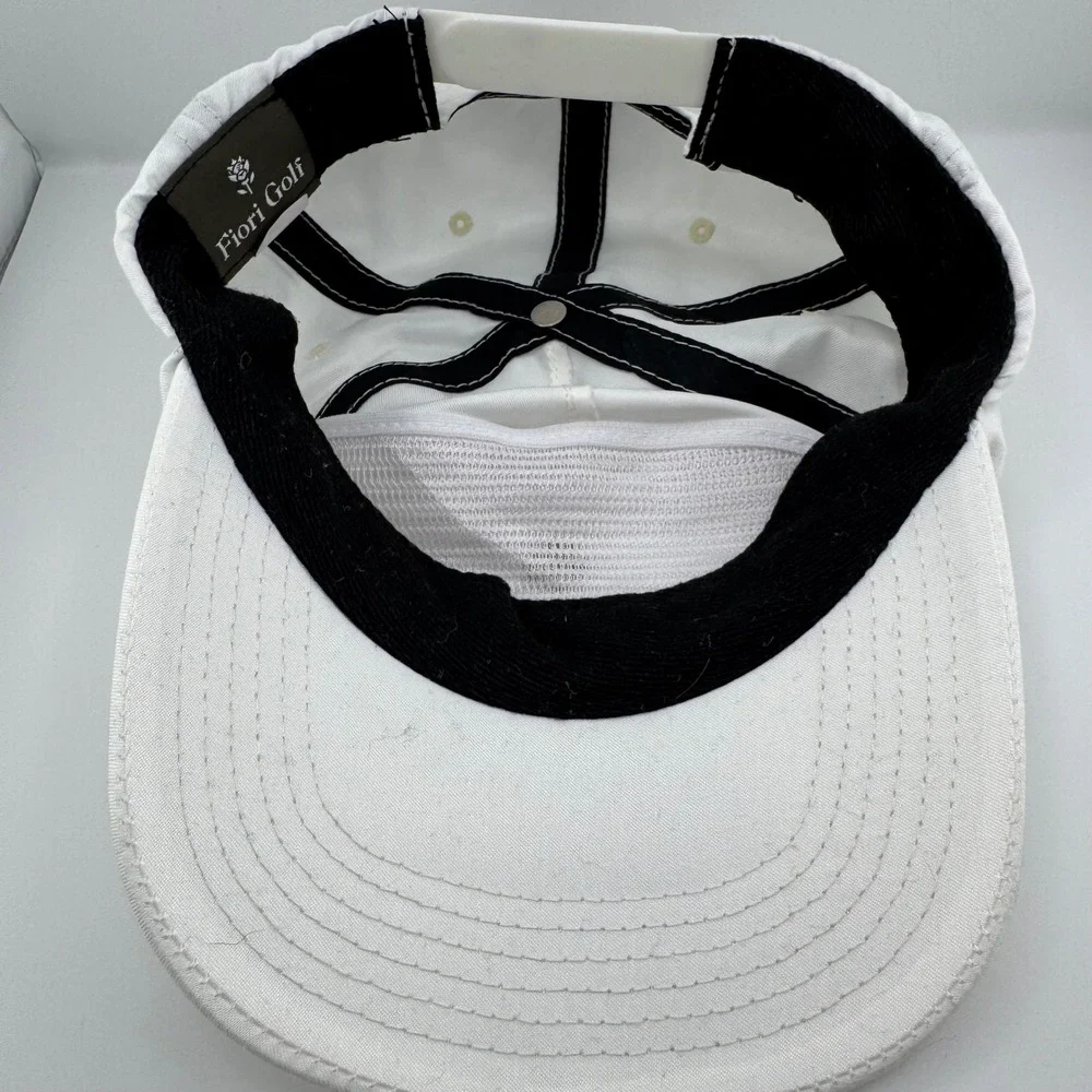 Fiori Golf Snapback Hat Mens OSFM White Good Embroidered Logo Streetwear
